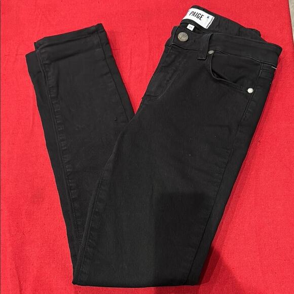 PAIGE Black Skinny Jeans Classic Style - Picture 1 of 4